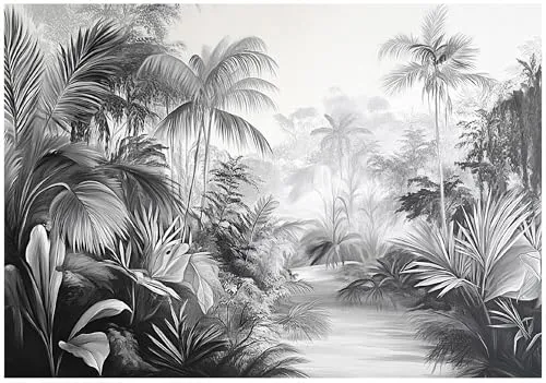 WallArena Vlies Fototapete Wald Landschaft 400x280 cm - Hochwertige Vliestapete für Wohnzimmer und Schlafzimmer mit 3D Effekt, inklusive Kleister für eine einfache Montage und lebendigen Farben, die nicht verblassen.