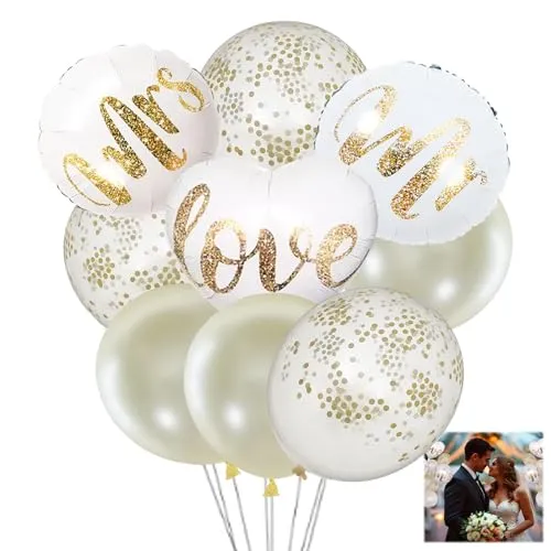 Stück Luftballons Hochzeitsdeko Deko Hochzeit Deko Mrs Wedding Decorations Goldener Just Married Deko Heiratsantrag Hochzeits Deko Herzen Hochzeit Luftballons Hochzeitsballons 9