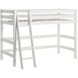 Hoppekids Hochbett  ECO Luxury , weiß , Maße (cm): B: 137 H: 150