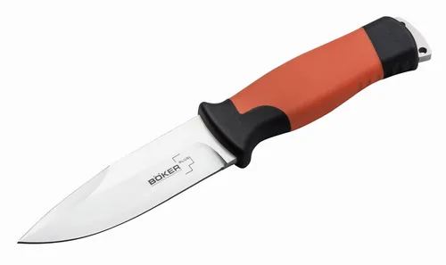 Böker Plus Outdoorsman XL Fahrtenmesser - Taschenmesser mit 12C27 Klinge, perfekt für Outdoor-Abenteuer und vielseitige Anwendungen.