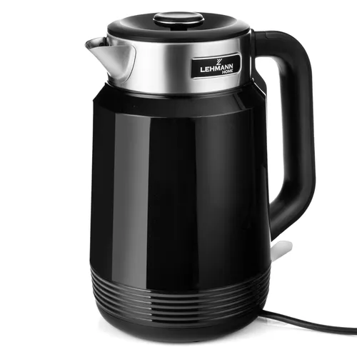 LEHMANN Elektrischer Wasserkocher Edelstahl 2L, 2200W von Lehmann