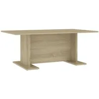 vidaXL Couchtisch Sonoma-Eiche 103,5x60x40 cm - Moderne Couchtisch in Sonoma-Eiche, ideal für Snacks und Dekoration. Leicht zu reinigen und perfekt für Ihr Wohnzimmer.