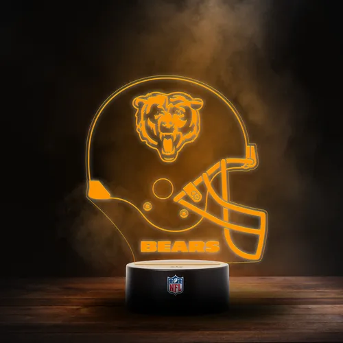 Chicago Bears NFL LED Leuchtaufsteller Helm