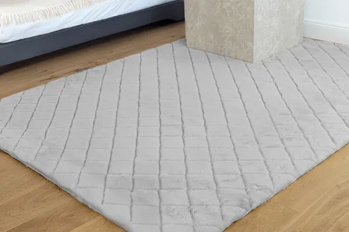 Kayoom Teppich in Grau, 290x200cm - Eleganz für Ihr Zuhause - Teppich aus 100% Polyester, robust und pflegeleicht, ideal für Wohnzimmer oder Schlafzimmer, verleiht jedem Raum eine stilvolle Note.