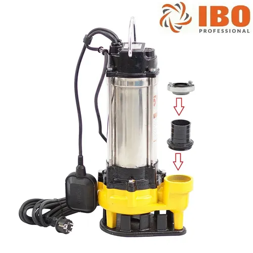 Fäkalienpumpe Tauchpumpe Schmutzwasserpumpe 1,1kW für Partikel bis 35 mm + Storz