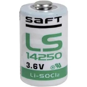 Saft-Batteries Batterien LS14250 Lithium 3,6V, 1/2 AA, Li-SOCl2, 1 Stück