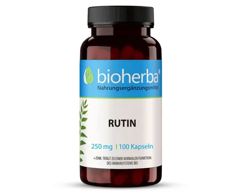 BIOHERBA R Rutin 250 mg 100 Kapseln Nahrungsergänzungsmittel