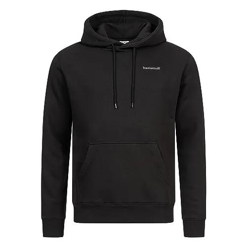 Basisstoff Kapuzenfreund Herren Pullover Schwarz Gr. L
