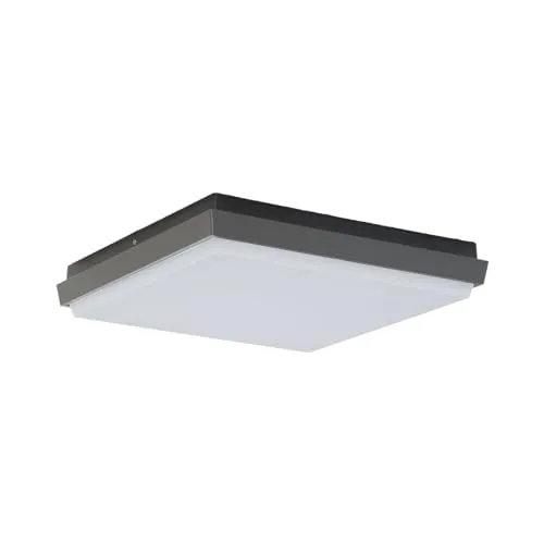 Lucande LED Außen-Deckenleuchte Amra - Moderne Außen-Deckenleuchte mit fest verbautem LED-Leuchtmittel, IP54 Schutzklasse, ideal für gleichmäßige Lichtverteilung an Wand oder Decke.