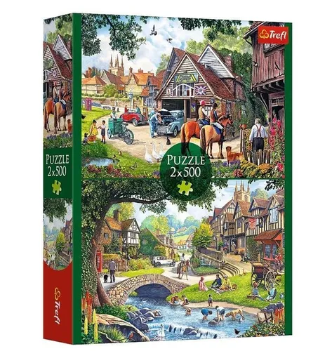 Puzzle 2x500 pieces Idillic Life Trefl 5900511374940