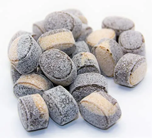 gr. Latte Macchiato ein Bonbon dem Getränk nachempfunden mit Milch die Jahrmarkt Süßigkeit von Jahrmarktbonbon 100