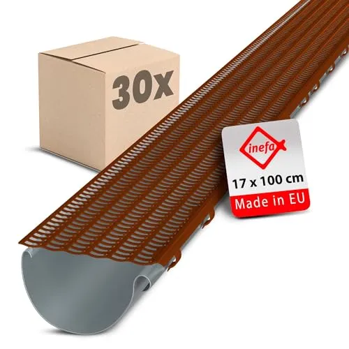 INEFA Laubfangstreifen-Set für Dachrinnen 100cm von INEFA
