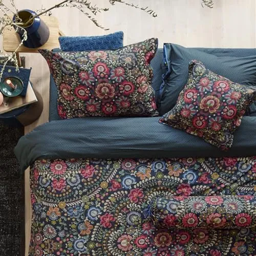 PiP Studio Bettwäsche Il Ricamo Dark Blue in blau von Pip Studio