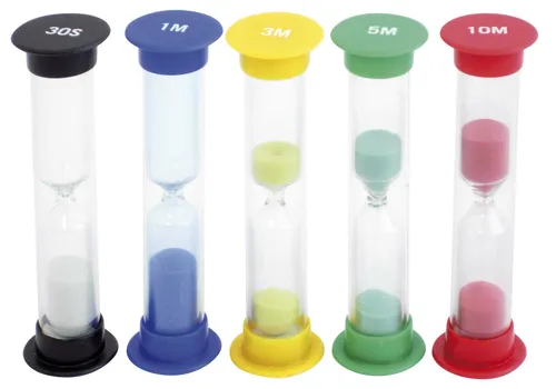 Sanduhrenset klein 5er Set, 30s - 10min von EDUPLAY