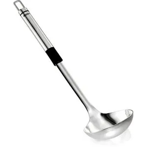 Leifheit Schöpflöffel ProLine, 03025, Edelstahl, 34cm, Ø 9cm, spülmaschinengeeignet, silber