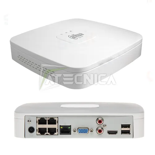 IP Videorecorder NVR Dahua NVR4104-P-4KS2/L 4 Kanäle POE Bis Zu 8Mpx