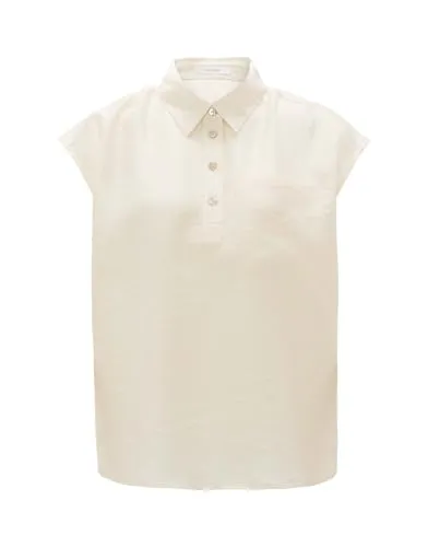 OPUS Langarmbluse 40 - NATURAL GLAZE - Elegante Bluse aus 84% Lyocell für hohen Tragekomfort, ideal für modische Anlässe. Pflegeleicht bei 30° Schonwaschgang.