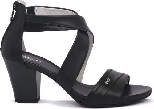 Nero Giardini Sandalen Leder High-Heel-Sandalette schwarz 37 EU - Pumps & High Heels, elegante Sandalen mit 8 cm Blockabsatz aus hochwertigem Leder, perfekt für stilvolle Auftritte.