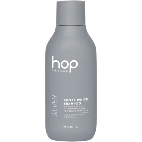 Montibello HOP Silver White 300ml aufhellendes Shampoo für graues Haar