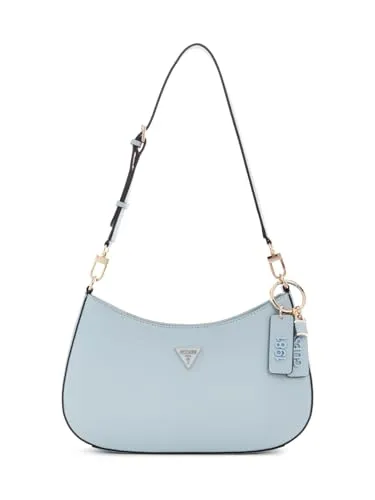 Guess Noelle Schultertasche hellblau HWZG9672180-MYB - Schultertaschen aus hochwertigem Lederimitat, stilvolles Design in hellblau, ideal für jeden Anlass.