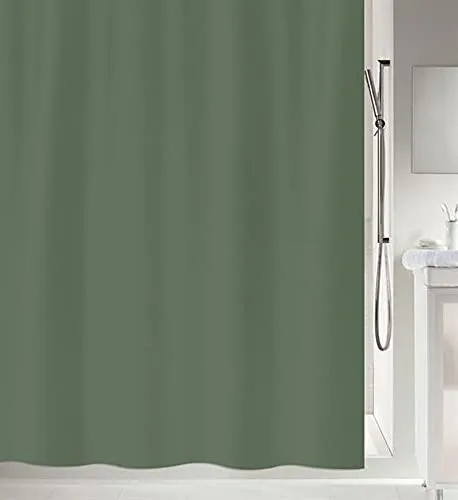 Spirella Anti-Schimmel Duschvorhang in grün von Spirella