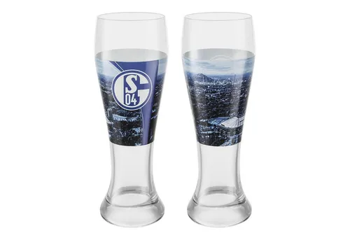 FC Schalke 04 Weizenbierglas 2er-Set - STK