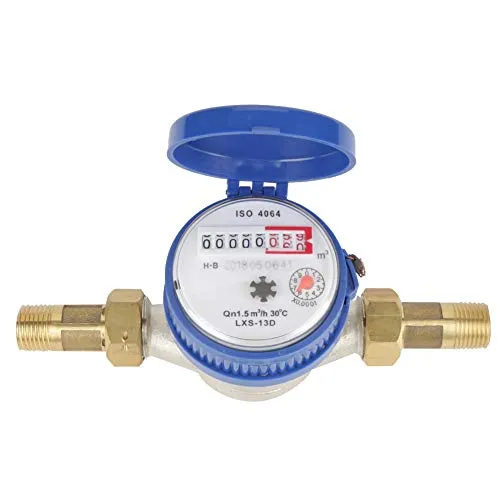 Wasserzähler 15mm 1/2 Zoll für Haus und Garten