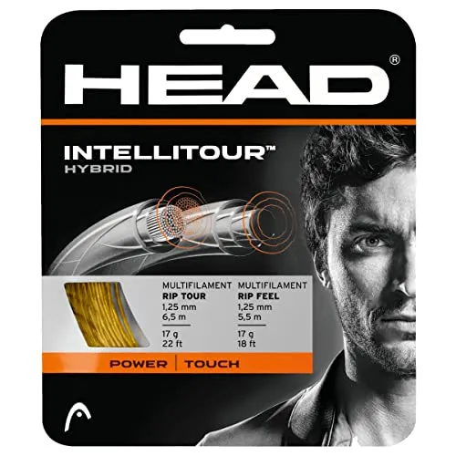 HEAD Intellitour Set Tennis-Saite, Natural, 1.25 Mm / 17 g