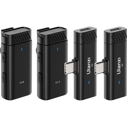 Ulanzi HM2301 Dual Transmitter Multi Device Wireless Microphone (HM2301)