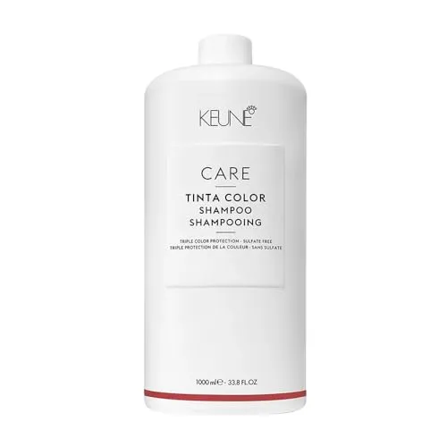 Keune Care Tinta Color Shampoo 1000 ml - Pflegeshampoo für meliertes und coloriertes Haar, 1000 ml, schützt die Haarfarbe und sorgt für strahlenden Glanz.