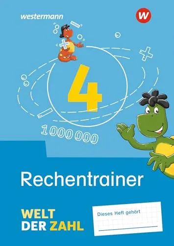 Welt der Zahl - Allgemeine Ausgabe 2021: Rechentrainer 4