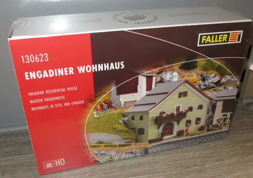 Faller H0 130623 Engadin, Engadiner Wohnhaus von Faller