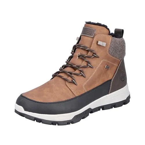 Rieker Herren Stiefel 35540 - Wasserabweisend mit warmem Futter, ideal für kalte Tage und optimalen Komfort
