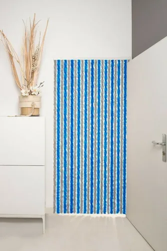 Defactoshop Insektenschutz-Vorhang 100x200cm - Insektenschutzvorhang aus PVC, wetterfest und leicht abwaschbar. Ideal für Türen, um Insekten und Hitze fernzuhalten. Made in Italy, Größe: 100x200cm, anpassbar.