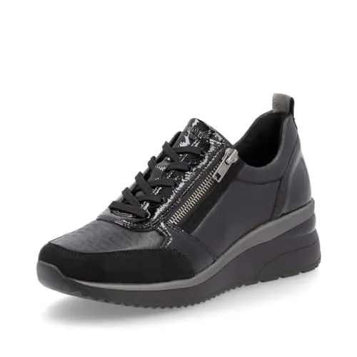 Remonte Damen Low-Top Sneaker D2401 - Wanderschuhe mit Keilabsatz und Lite 'n Soft Technologie für optimalen Komfort und Dämpfung, ideal für aktive Frauen.