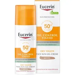 Eucerin Sun Oil Control Tinted Sonnencreme-Gel SPF 50+ Farbton Medium 50 ml