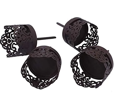 Boltze Teelichthalter Modell: Berni 4-teilig aus Metall von BOLTZE