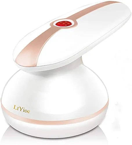 LtYioe Fusselschneider Elektrisch FusselschneiderAufladbar mit Kabel, Fusselschneider Groß mit Doppelter Schutz, Sicherheitsverschluss und Reinigunsbürste für Verschiedene Stoffe(Rose)