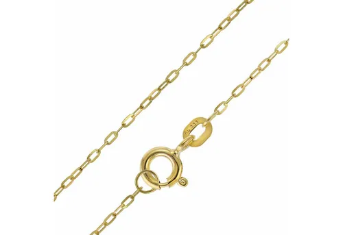 trendor Panzerkette für Anhänger Gold 333 / 8K Flach-Kette 1,1 mm
