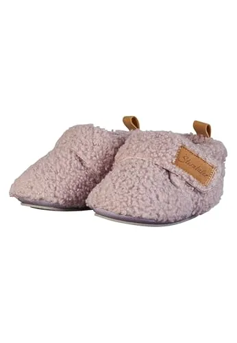 Sterntaler Mädchen Krabbelschuh Boucle Sneaker, Samtrosa, 21/22 EU - Hausschuhe für Mädchen – Weicher Flauschbouclé in samtrosa, ideal für kleine Füße, mit praktischem Klettverschluss für einfachen Sitz und rutschfester Sternensohle.