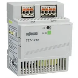 Wago 787-1212 Stromversorgung EPSITRON - 1-phasige Primär getaktete Stromversorgung mit 24 V und 2,5 A, ideal für zuverlässige Energieversorgung in Elektroinstallationen, kompakt und stabilisiert.