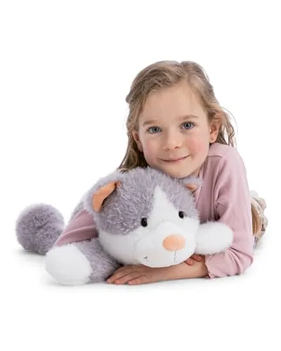 NICI Kuscheltier Katze Felli 50cm - graues Plüschtier zum Kuscheln und Spielen - Felli, die süße Katze aus hochwertigem Plüsch, ist der perfekte Kuschelfreund für Groß und Klein. Ideal zum Spielen und Verschenken – ein Geschenk voller Freude für jeden Anlass!