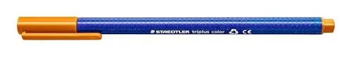 STAEDTLER Filzstifte triplus color - 10 hellbraune Fasermaler, ergonomischer Dreikantschaft für entspanntes Schreiben und DRY SAFE Technologie