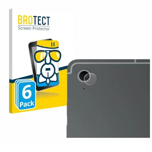 BROTECT (6 Stück Schutzglas für Samsung Galaxy Tab S10 FE+ (NUR Kameraschutz) Schutzfolie Made in Germany Panzer Folie Glas Displayschutz [ 9H, Anti-Fingerprint]