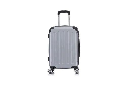 Flexot® Flex-2045 Handgepäck Kabinentrolley M, Silber von Flexot