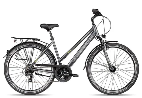 Adler Verona Trapez Damen-Trekkingbike 28 Zoll Schwarz in schwarz von Adler