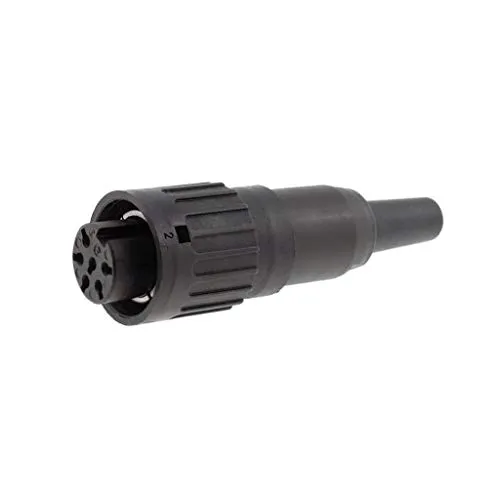 T 3425 501 Stecker DIN weiblich PIN: 6 gerade für Leitungen Löten 300V AMPHENOL