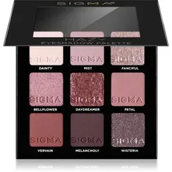 Sigma Beauty Eyeshadow Palette Hazy Lidschattenpalette 9 g - Lidschatten-Palette für Damen, mit hochpigmentierten, kombinierbaren Farbtönen für kreative Augen-Make-up-Looks von dezent bis dramatisch.