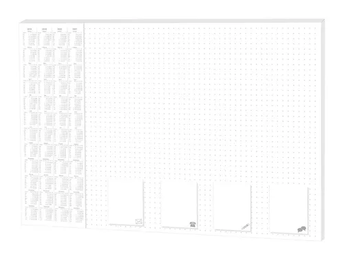 Papier Notiz-Schreibtischunterlage / Größe: 60x42cm / dotted / 30 Blatt