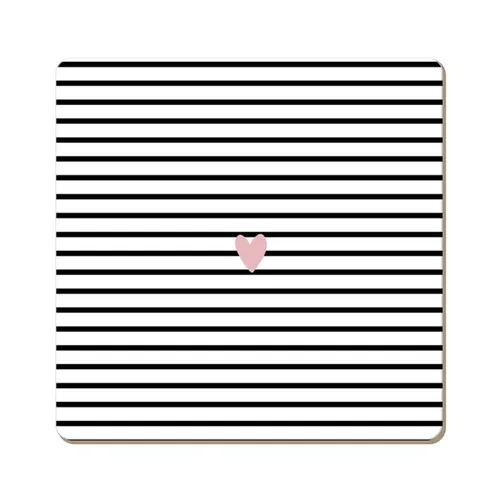 Korkenuntersetzer Streifen Grafik Werkstatt